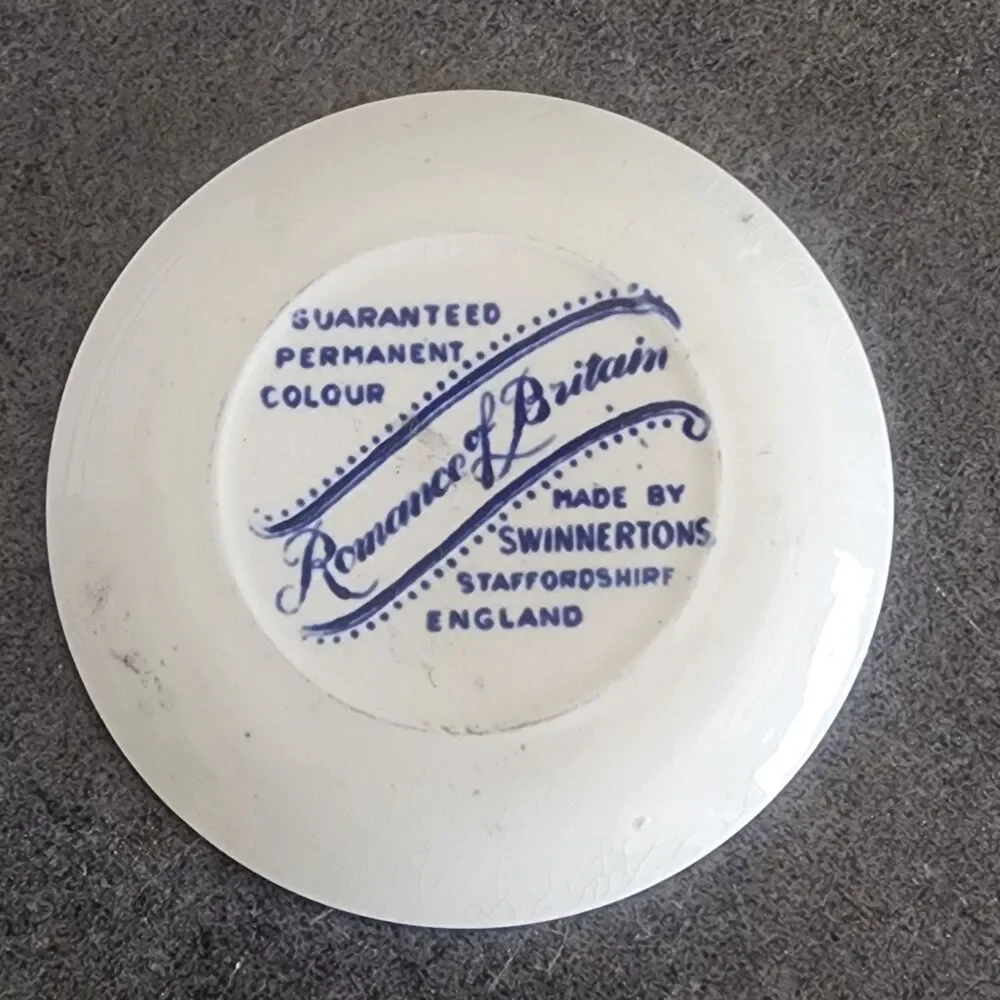 Vintage Swinnertons Romance of Britain St Pauls Cathedral Butter Pat Coaster